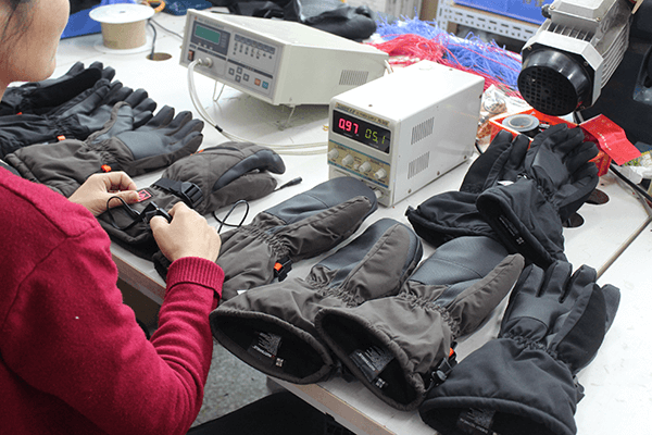 Heated Gloves Testing
